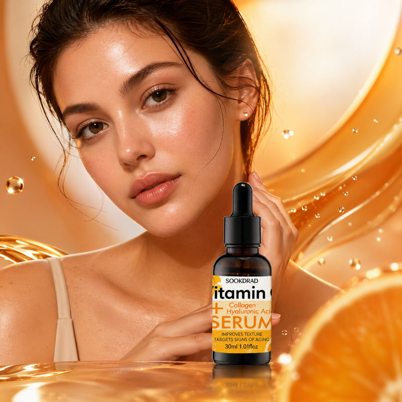 Soro Pré-Vitamina C Ácido Hialurônico, Potencializa a Absorção, Para o Rosto, 30ml Base Care