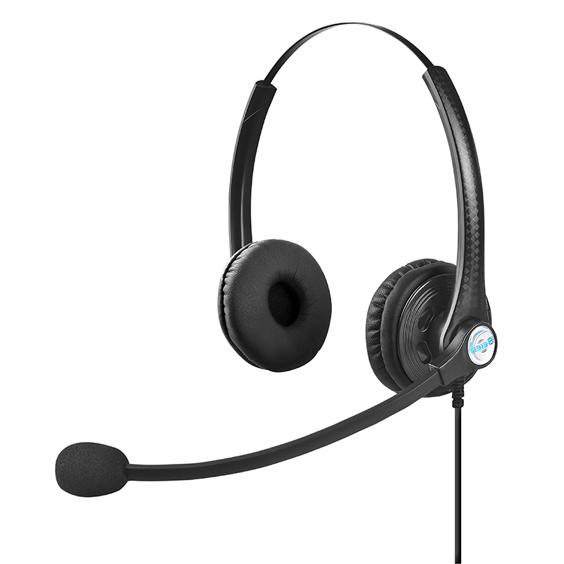 Beien A26 Fones De Ouvido Com Fio Dual-ear USB Earsets Earbuds Call Center Office Business Telemarketing Mic Fone Profis