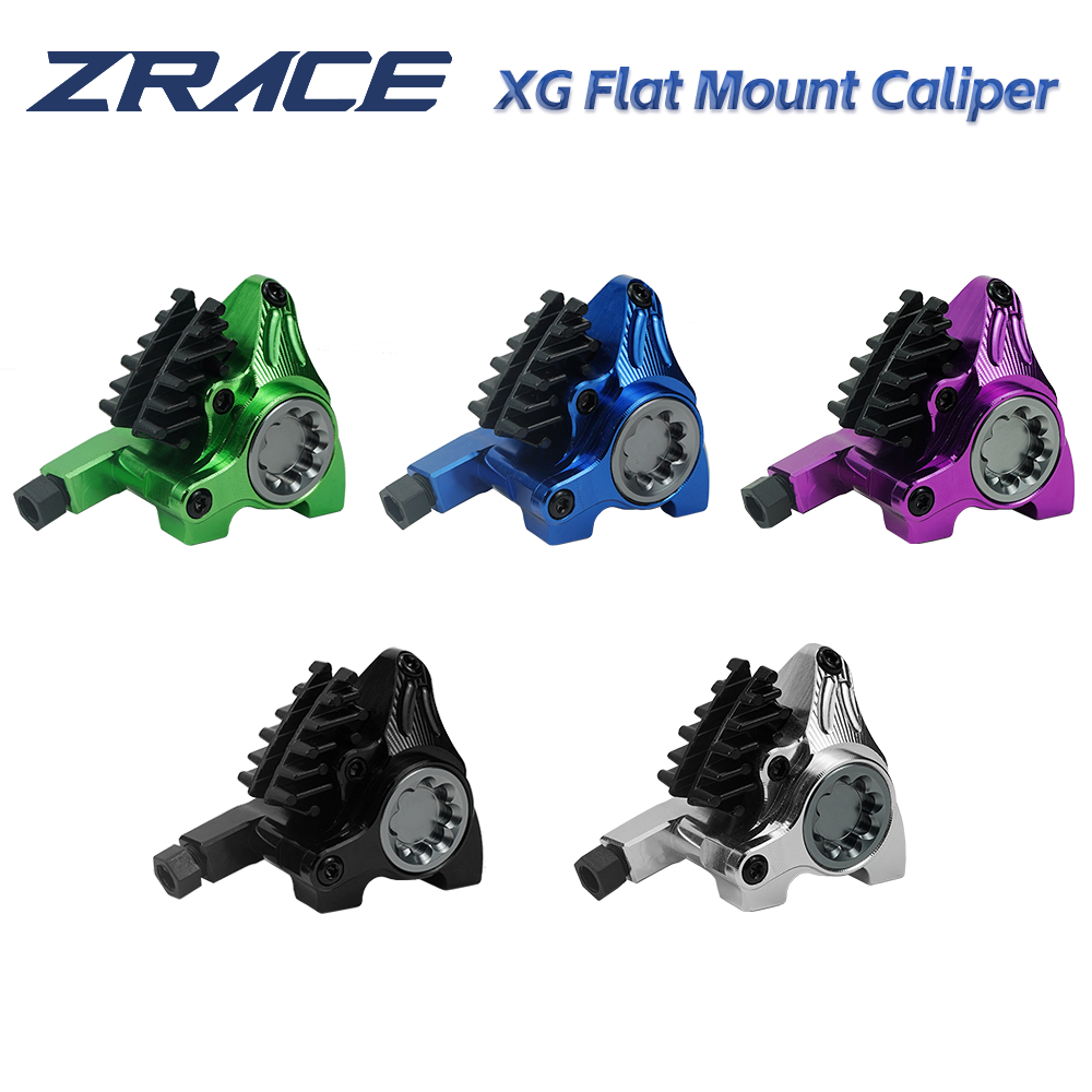 ZRACE XG Road Freio Hidráulico Pinça de Fixação Plana Pastilhas ICE-TECH BMX Pinça de Corrida Full CNC Leve