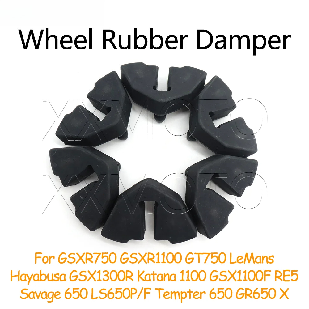 Para Suzuki GSXR 750 1100 GSX1300R Katana 1100GSX 1100F RE5 Savage 650 Motocicleta Roda Traseira Amortecedor de Borracha