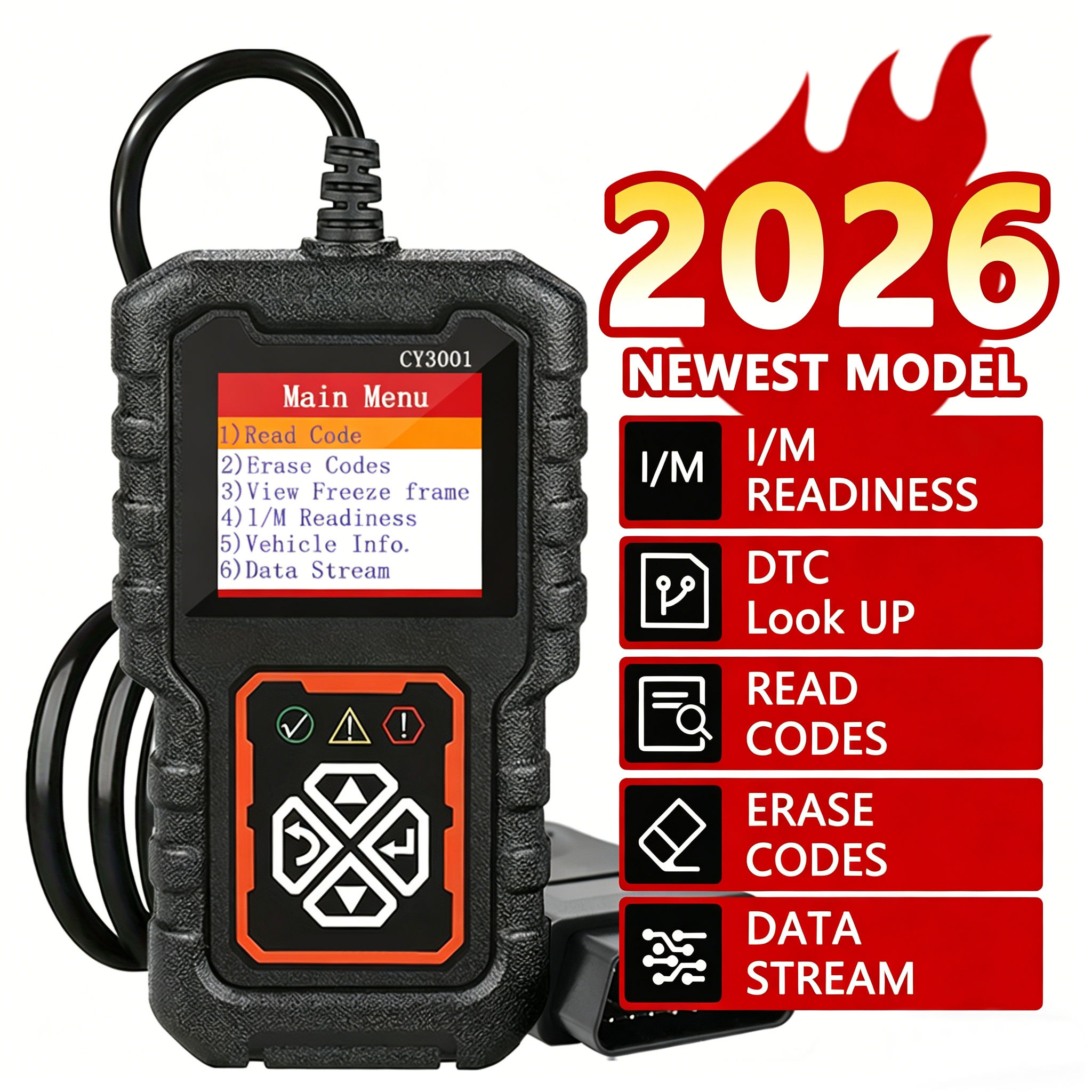 Ferramenta Avançada De Diagnóstico De Carro OBD2 Alimentada Por USB Para Leitor DTC De Veículos 36V