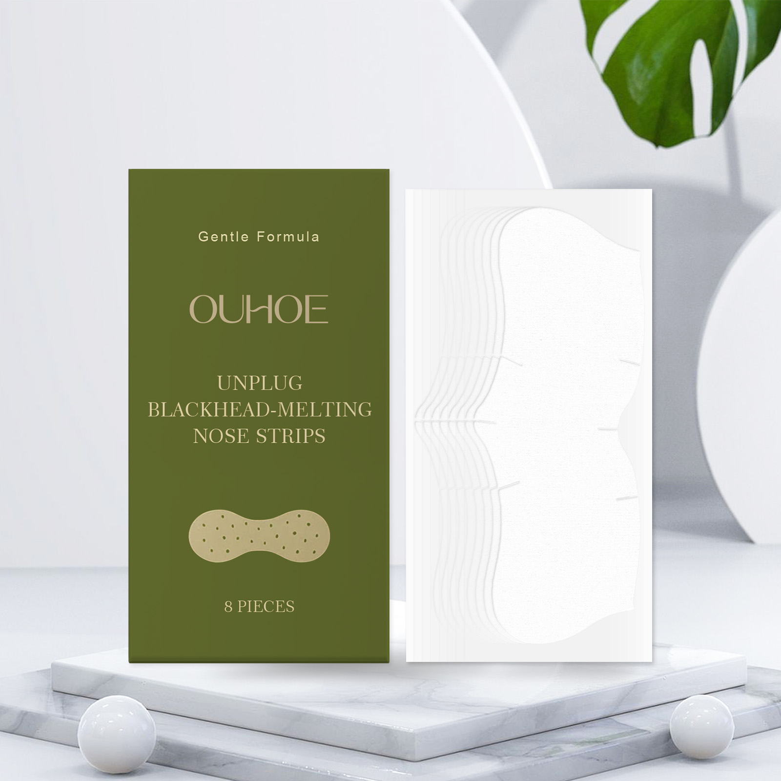 Tiras para Nariz UHOO – Removedor de Cravos, Hidratante Suave, Textura Leve, Cuidado Facial Diário