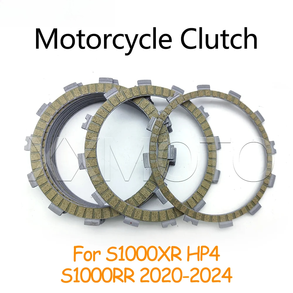 Para BMW S1000XR S 1000XR S1000 XR HP4 S1000RR S 1000RR S1000 RR 1000 2020-2024 Kits de Placas de Embreagem de Disco de