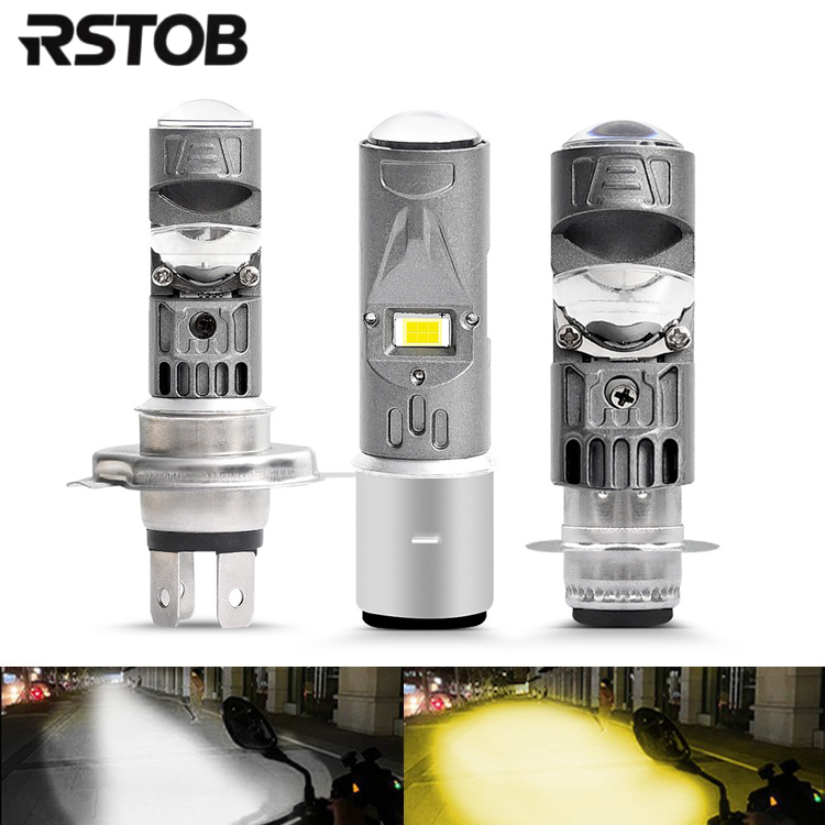 1 peça de lâmpada LED P15D T19 H6 12V 12W super brilhante branca com 1860SMD