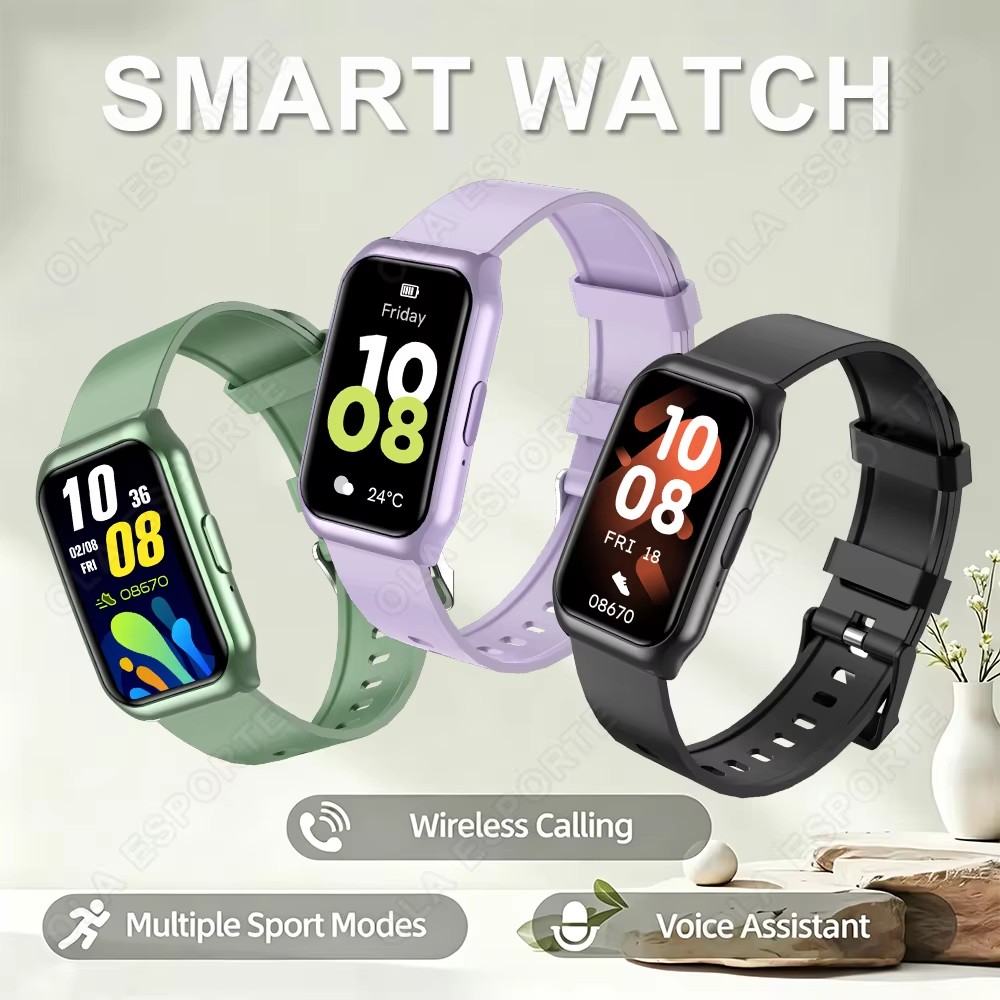 Novo Smartwatch Esportivo para Mulheres e Homens: Chamada Bluetooth, Conexão Wir