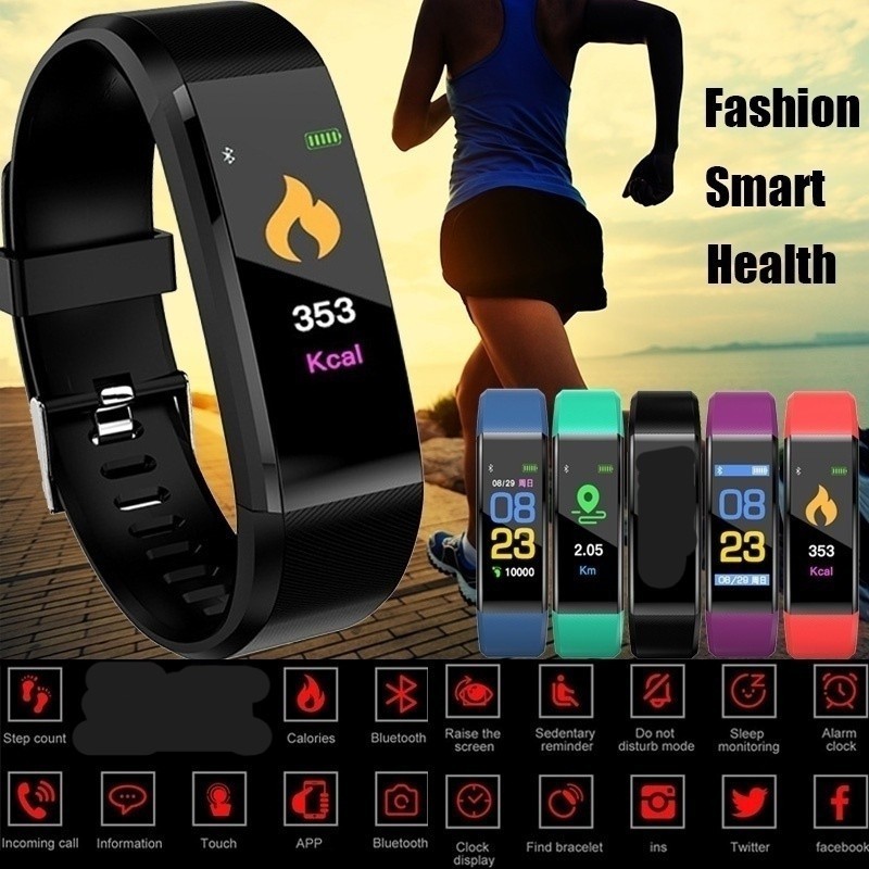 Fones De Ouvido Esportivos Touchscreen Sem Fio Bluetooth Lembrete De Informações