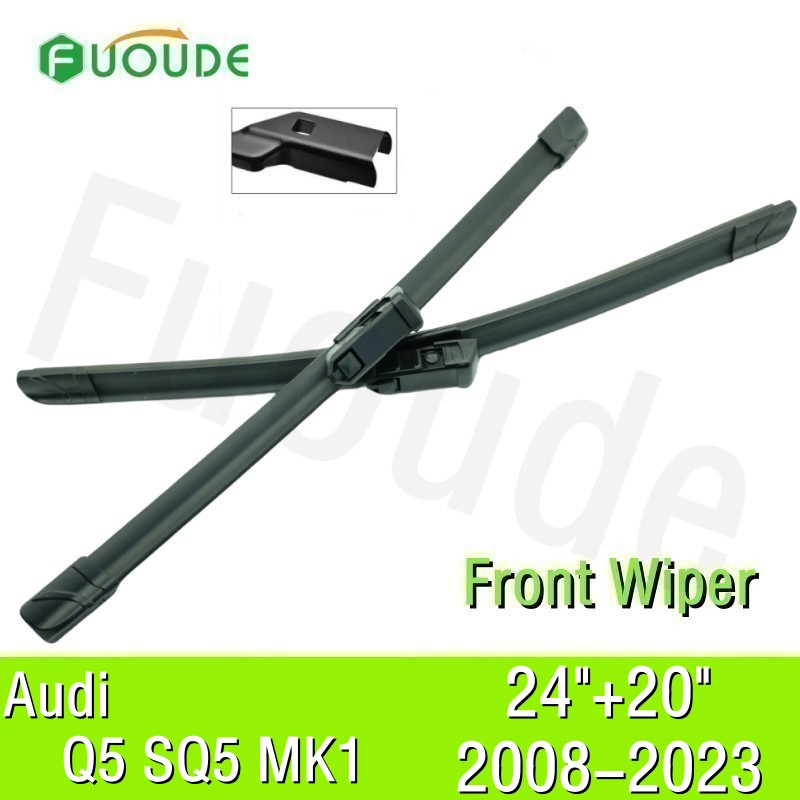 Audi Q5 SQ5 Lâmina de limpador 24+20 Para-brisa de carro borracha 2008-2023