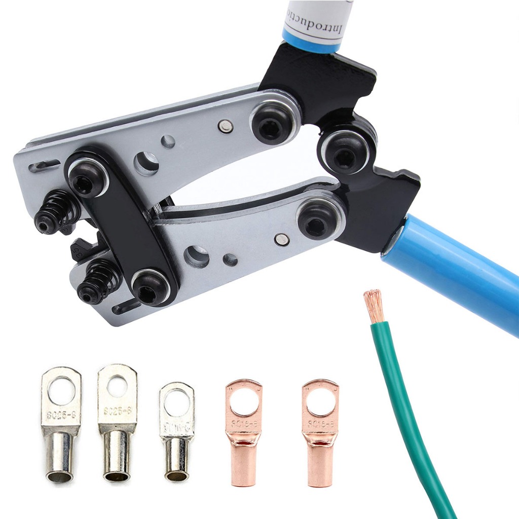 Alicate de compressão HX-50B: Ferramenta robusta para terminais de cabos de 6 a 50 mm2