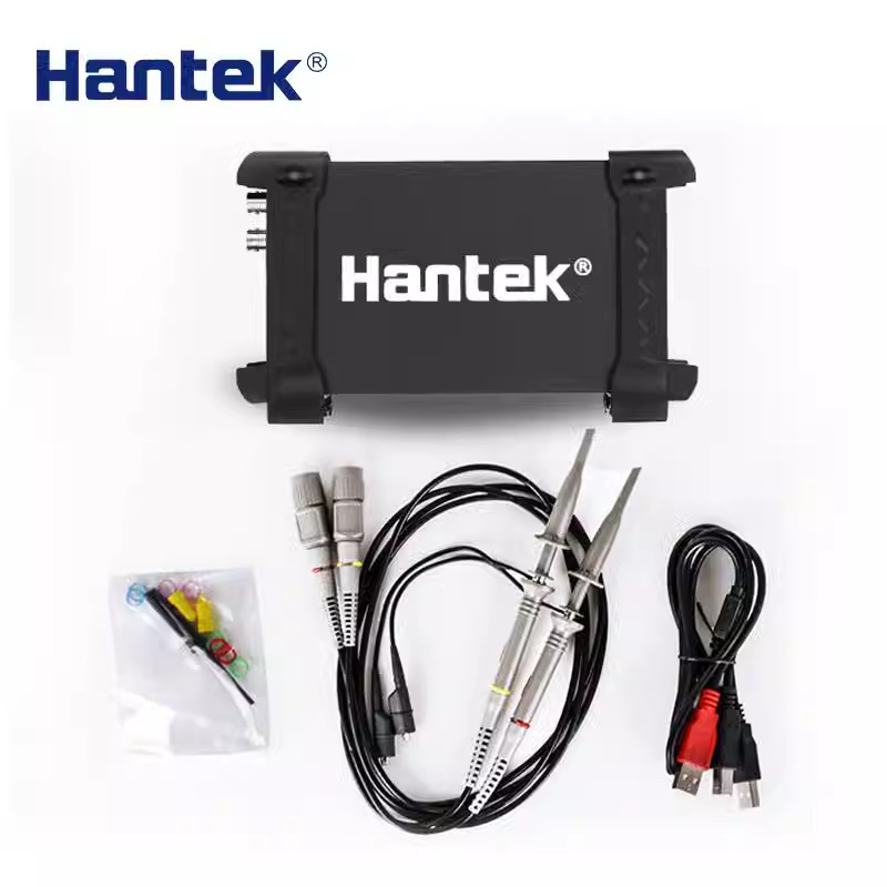 Best seller Hantek 6022BE/6022BL Osciloscópio Virtual USB para Computador, 2 Canais, Analisador Lógico 20M