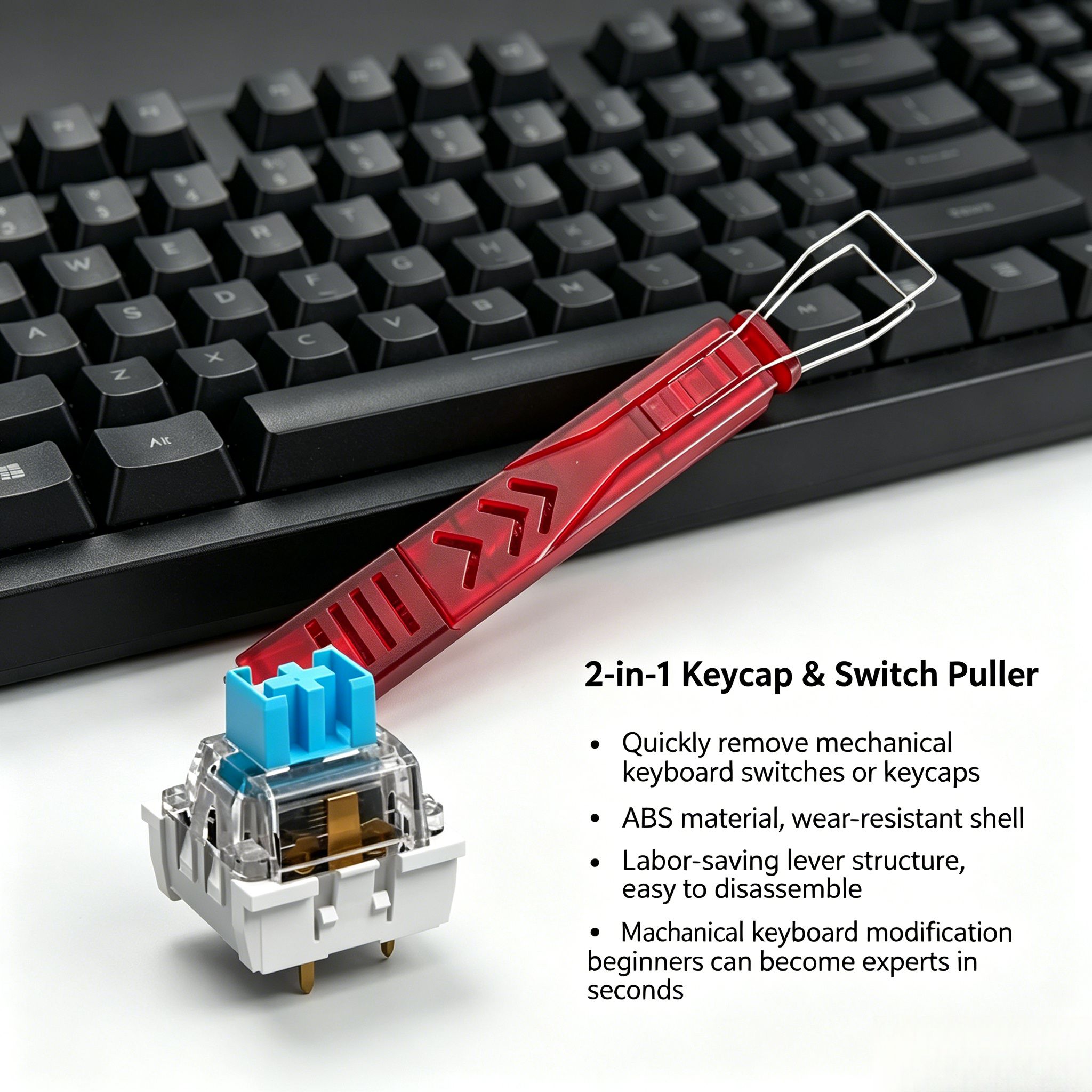 ITLY Teclado Mecânico Interruptor Azul Interruptor Clicado 3 Pinos DIY Interruptores de Teclado Personalizados Grátis