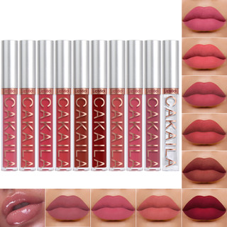 Conjunto De 10 Peças De Brilho Labial À Prova D'água Óleo Batom Líquido De Veludo Fosco D…