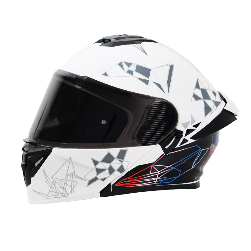 Capacete de moto modular de dupla viseira, integral, unissex, para todas as estações, capacete meia segurança
