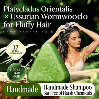 Usmaan Shampoo Antiqueda Sabonete Herbal Hair Care Bar