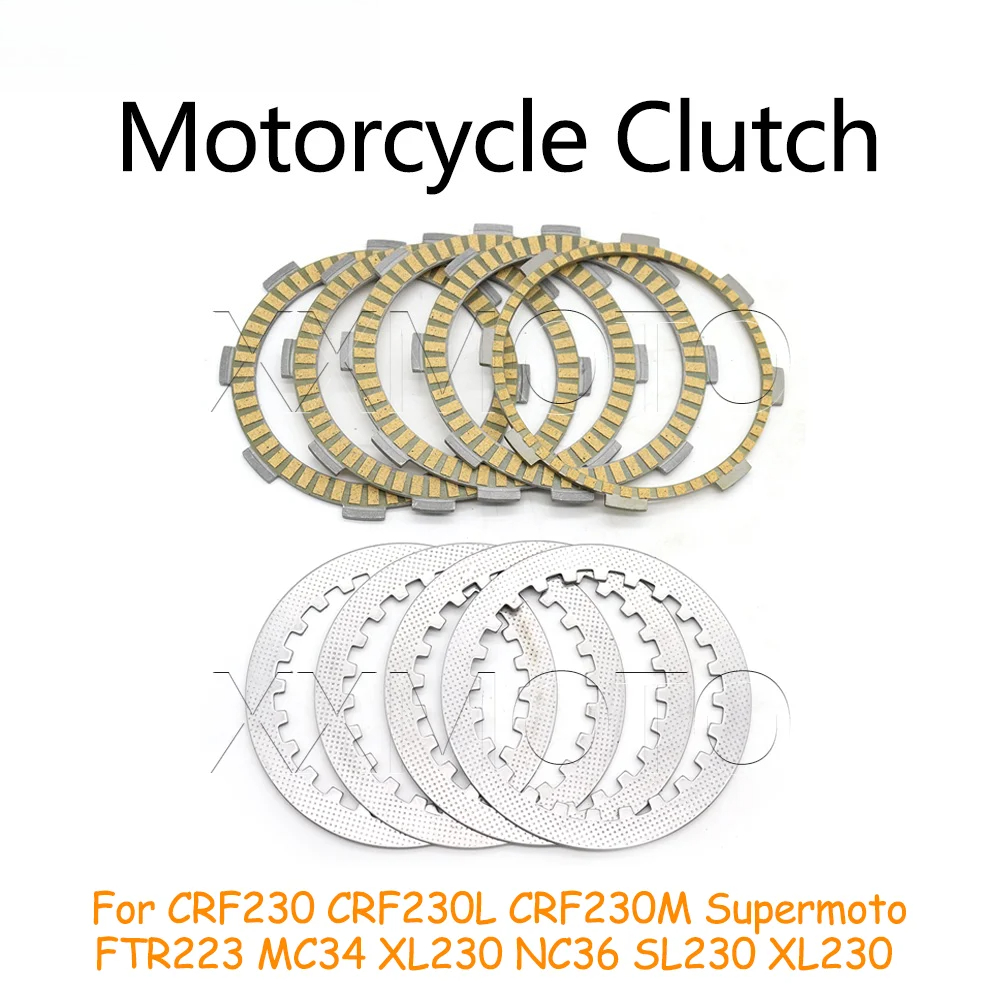 Peças De Revisão De Transmissão De Placas De Embreagem De Disco De Aço De Fricção Para Honda CRF230