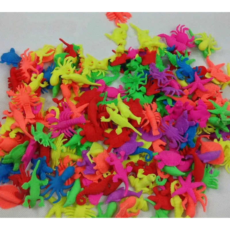 Mundo Animal Diversos tipos de brinquedos de animais em crescimento Brinquedos de biologia marinha Brinquedos de