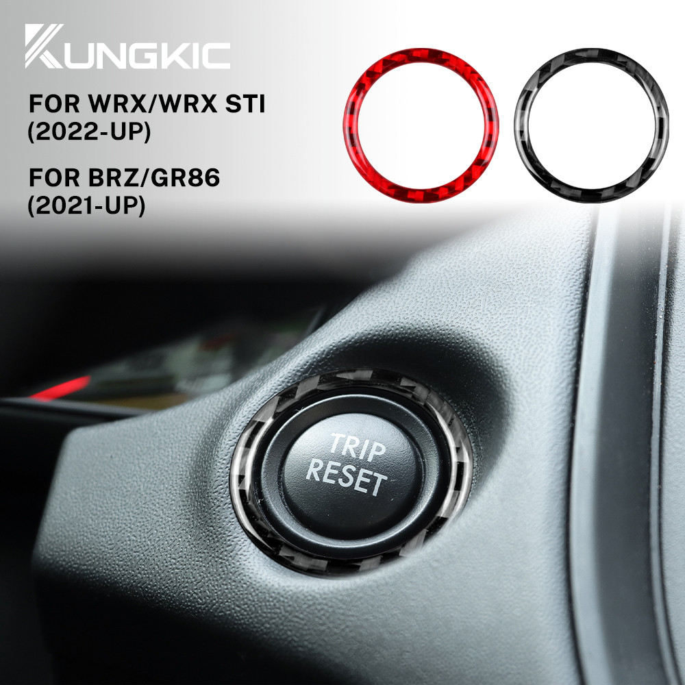Tampa Do Botão De Ventilação De Ar De Fibra De Carbono KUNGKIC Para Subaru WRX STI