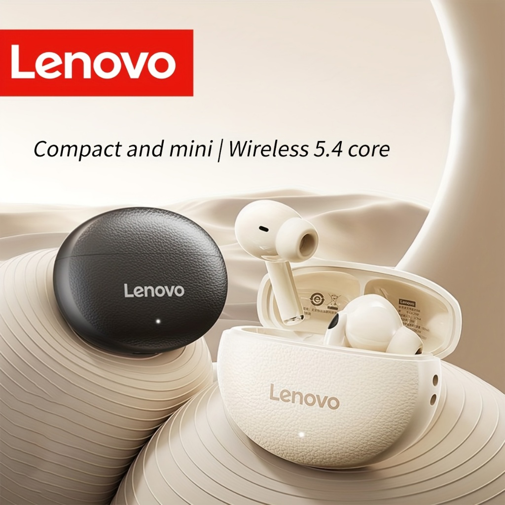 Fones de ouvido Lenovo EA230P True Wireless, Bluetooth 5.4, AI ANC, 6 microfones ENC, chamadas HD, driver de 13 mm,