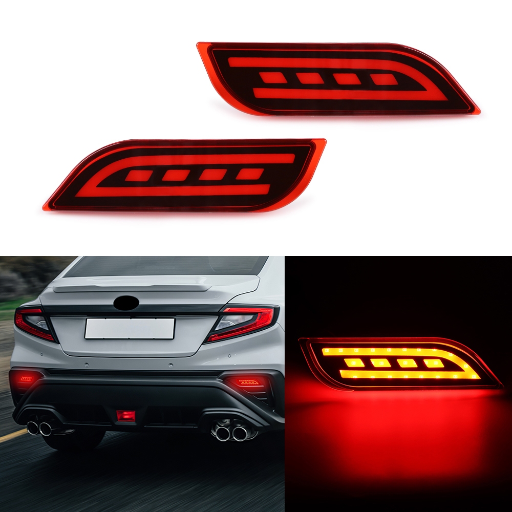 KUNGKIC LED Barra Traseira para Carro Substituição para Subaru XV Crosstrek WRX STI Ascent Lâmpadas de Freio