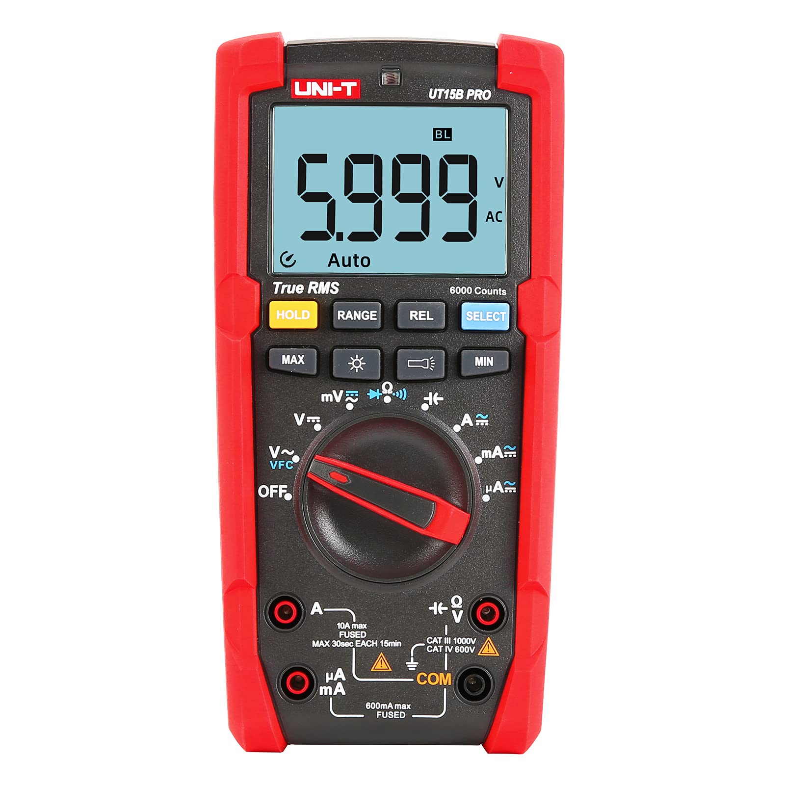 UNI-T One Set UT15B MAX Multímetro , True RMS VFD Display Digital De Alta Precisão Ferramenta De Manutenção Inteligente