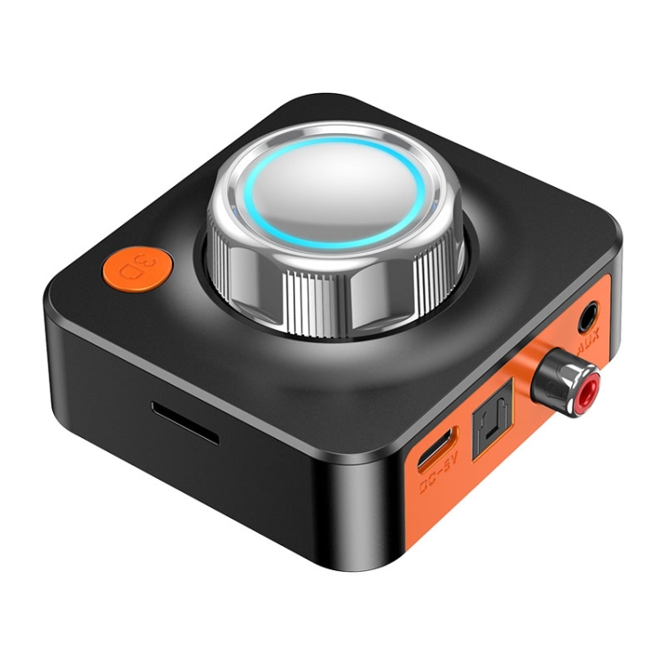 Receptor de Áudio Bluetooth 5.1 C39HD com Saída Óptica Coaxial e Fibra, Suporte para Reprodução em TF