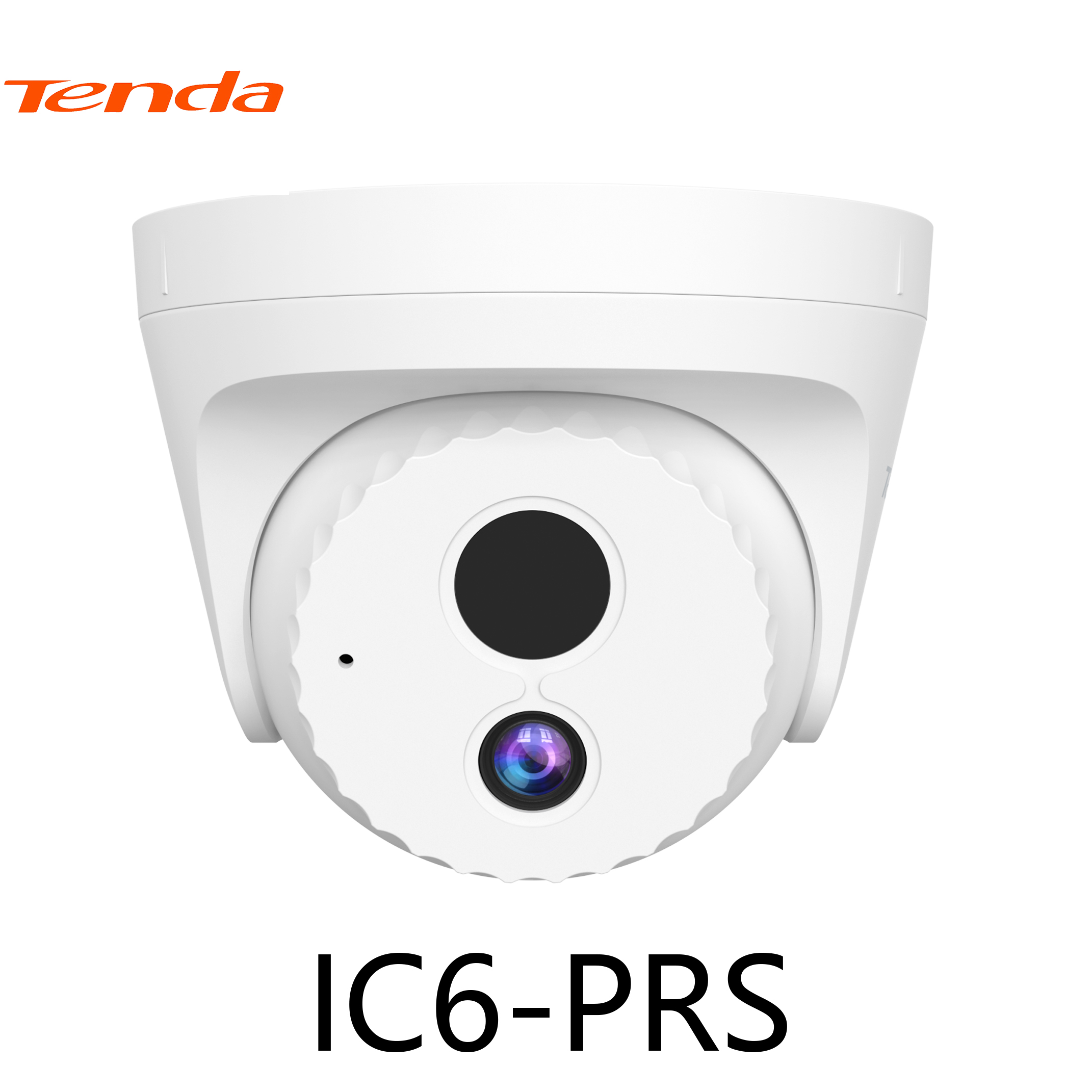 Câmera IP PoE Tenda IC6-PRS 3MP HD Visão Noturna Infravermelha Câmera Dome de Segurança Concha para Casa Escritório