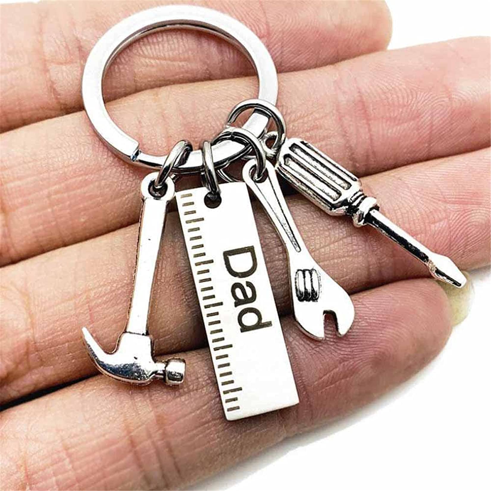 Chaveiro De Aço Inoxidável Para Pai , Mãe , Presente De Aniversário , Dia Dos Pais Das Mães Da Filha , Filho , Sempre Se