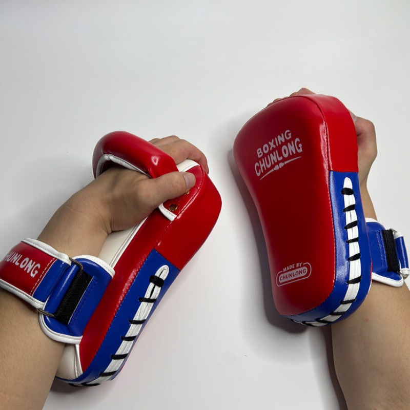 2 Peças Alvo de Mão Sanda Muay Thai Combate MMA Alvo de Boxe Taekwondo Treinamento Almofadas de Sparring Equipamentos
