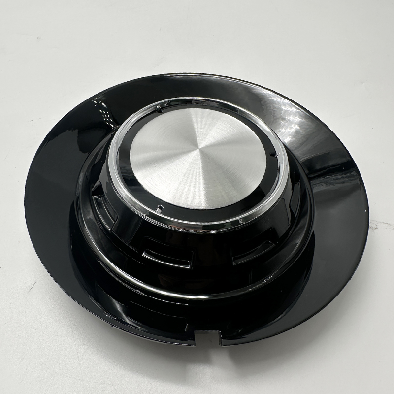 Tampa Do Cubo Central Da Roda Mercedes Benz 147 Mm Preta Brilhante