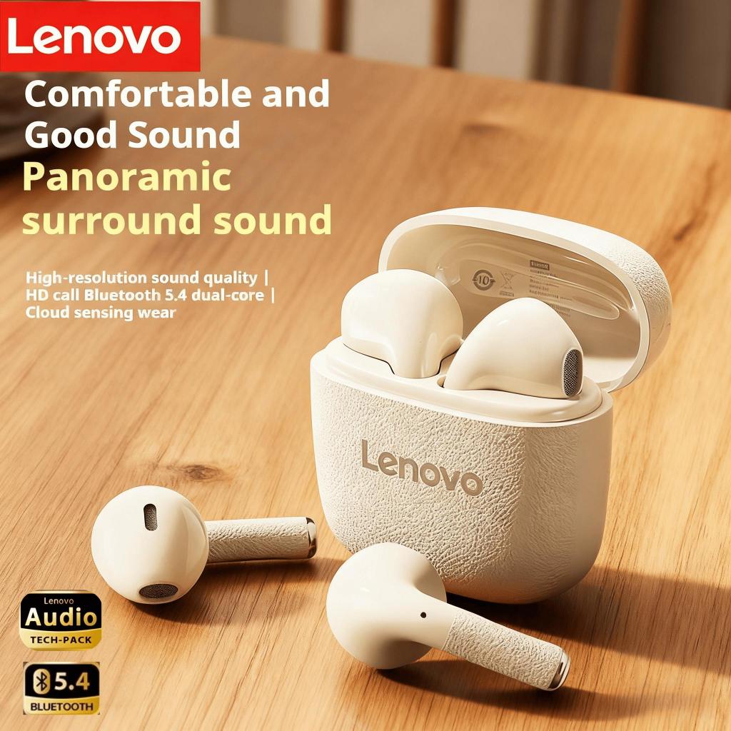 Fones De Ouvido Lenovo TWS Sem Fio Bluetooth 5.4 Meio Intra-Auriculares 360 Som Surround 12H Total Playtime Latência Ult · foto 2