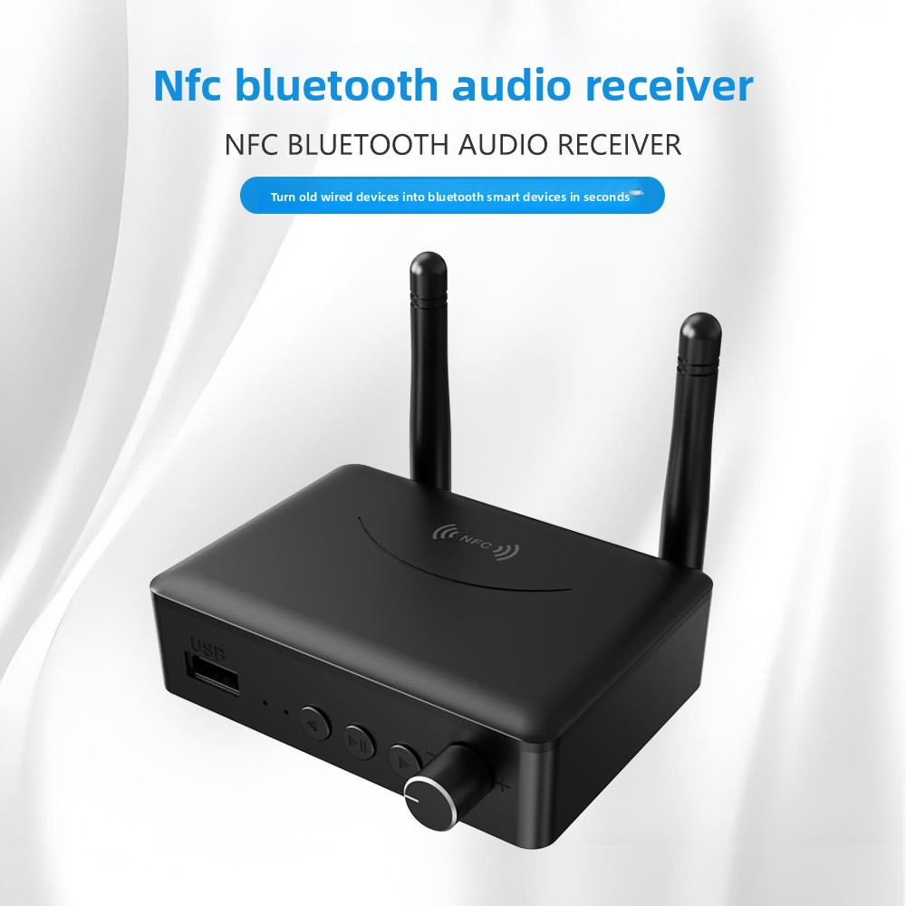 Receptor Bluetooth sem fio de áudio transfronteiriço, adaptador Bluetooth para amplificador de alto-falante de carro,