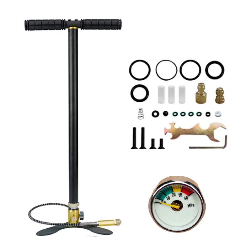 Um Conjunto De Bomba De 4 Estágios PCP Para Carros E Bicicletas , Kit Completo Com Filtro , Manual De Até 300 BAR/4500 P