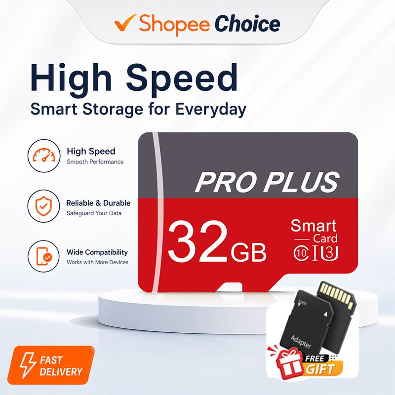 Cartão Micro SD de memória dedicado para monitoramento, pendrive de alta velocidade com portas USB 3.0 Tipo C dupla,