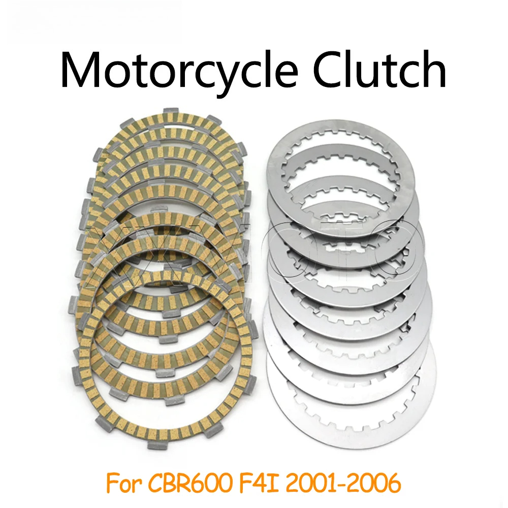 Conjunto De Peças De Transmissão De Kits De Disco De Aço De Fricção De Placas De Embreagem Para Honda CBR600 F4I