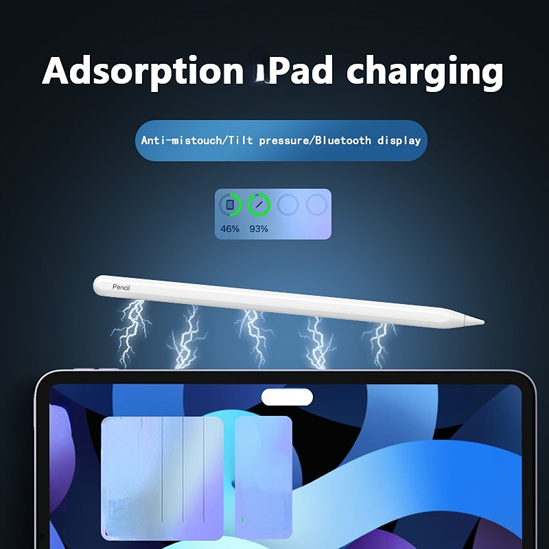 Caneta Stylus de Carregamento Sem Fio Magnético para Apple Pencil 2 para iPad Ai