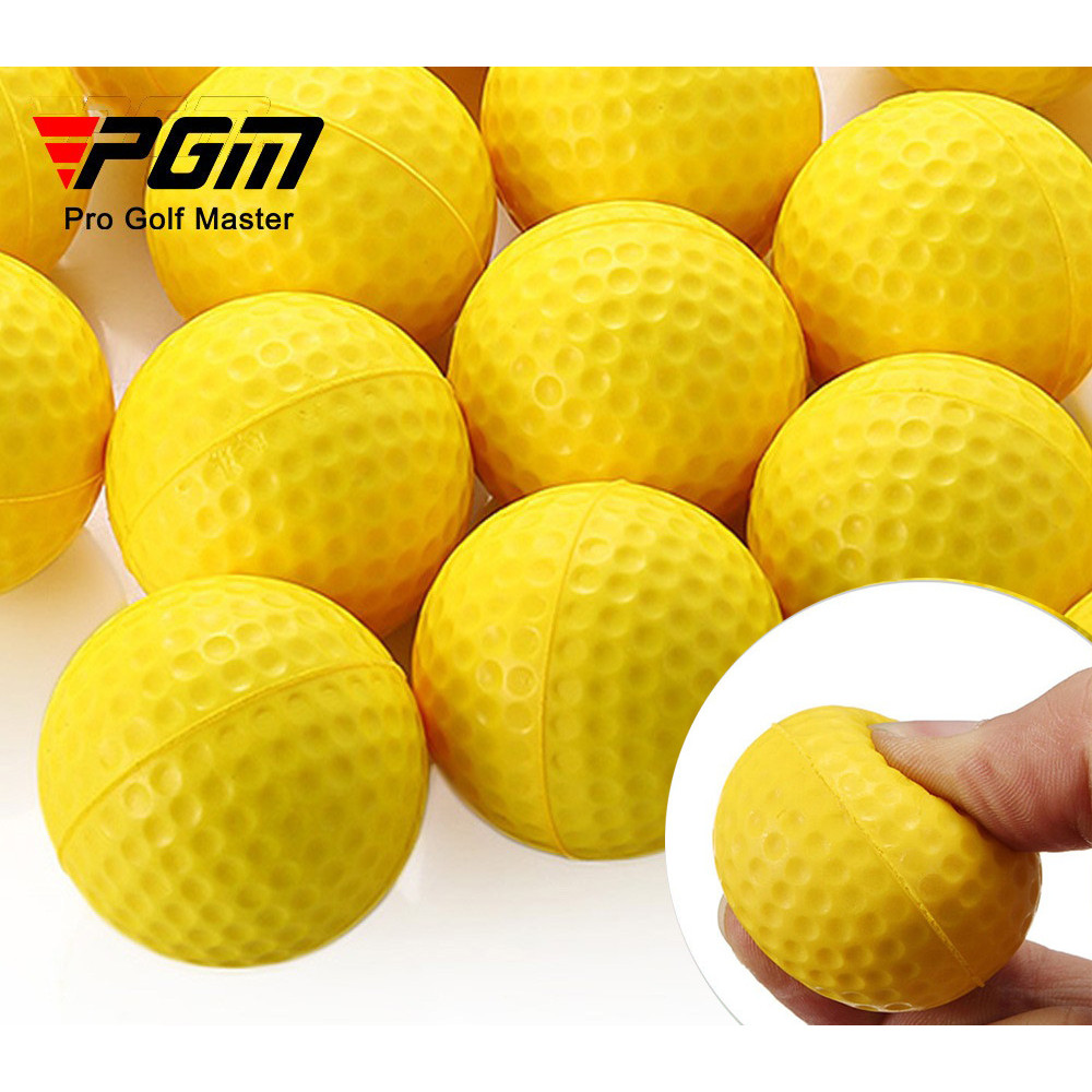 PGM 10 unidades Q008 bola de golfe | bola de PU macio para prática interna e treinamento diário