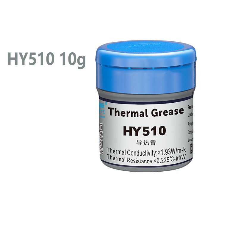 HY510 Laptop Pasta Térmica CPU Condutor Cinza Meia Garrafa Barril Silicone Graxa Dissipação De Calor