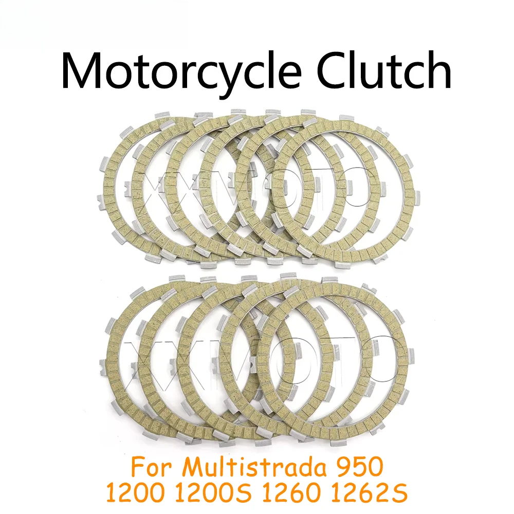 Para Ducati Multistrada 950 1200 S 1200S 1260 1262S MTS950 Placas de Embreagem para Motos Kits de Discos de Fricção