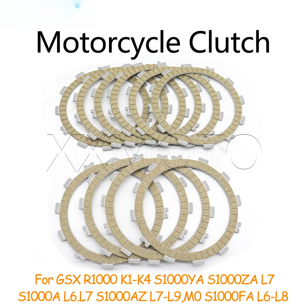 Para Suzuki GSX-R1000 GSX R1000 K1-K4 01-04 GSX-S1000A GSX S1000A AZ FA YA ZA L6-L9 Kits de Discos de Embreagem
