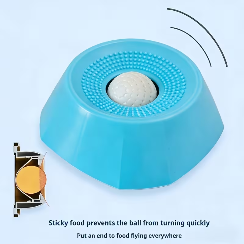Brinquedo de quebra-cabeça para pet comestível mais vendido, tigela de alimentação lenta divertida para lamber,