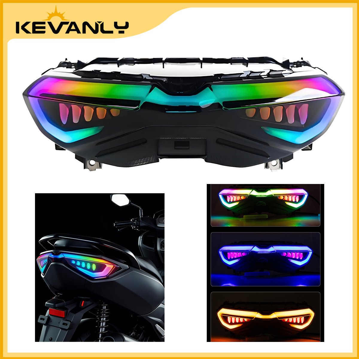 Kit de Luz de Pisca e Luz Traseira Plug and Play para Yamaha NMAX Segurança Noturna