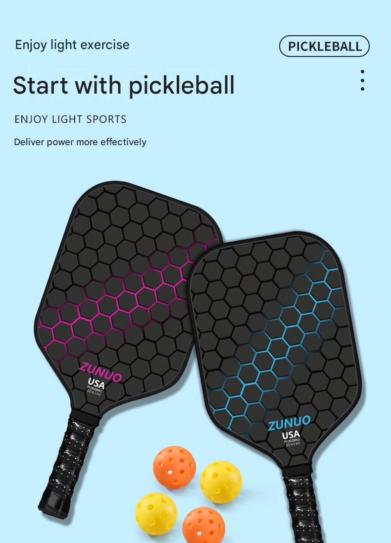 Raquete de Pickleball T700 Superfície Rugosa de Carbono Cru FIRECORE Raquete Potente