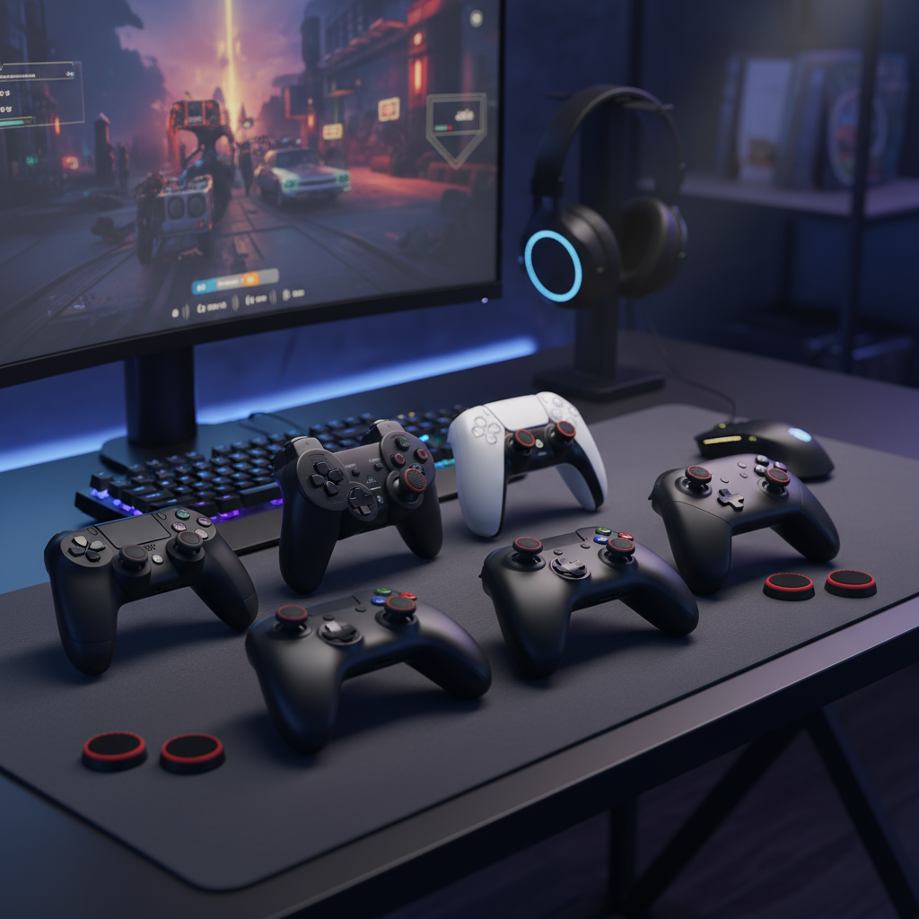 4 peças de grips de silicone com esqueleto para analógicos de controle Xbox One/PS5/PS3/PS4/Switch Pro