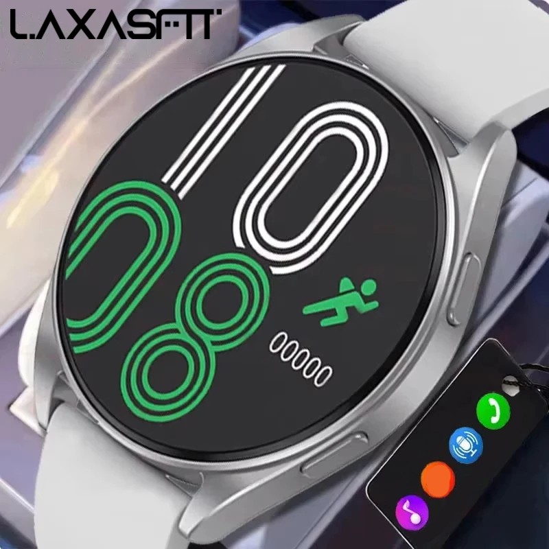 LAXASFIT Smartwatch Relógio Inteligente Bluetooth Chamada Rastreador De Fitness Esporte Monitor De Saúde Presente Para H