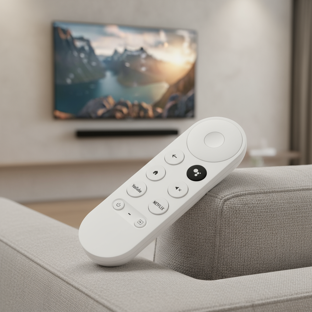 Controle Remoto Universal de Voz Compatível com Google Chromecast 4K Snow Smart TV Substituição para G9N9N GA01920-US