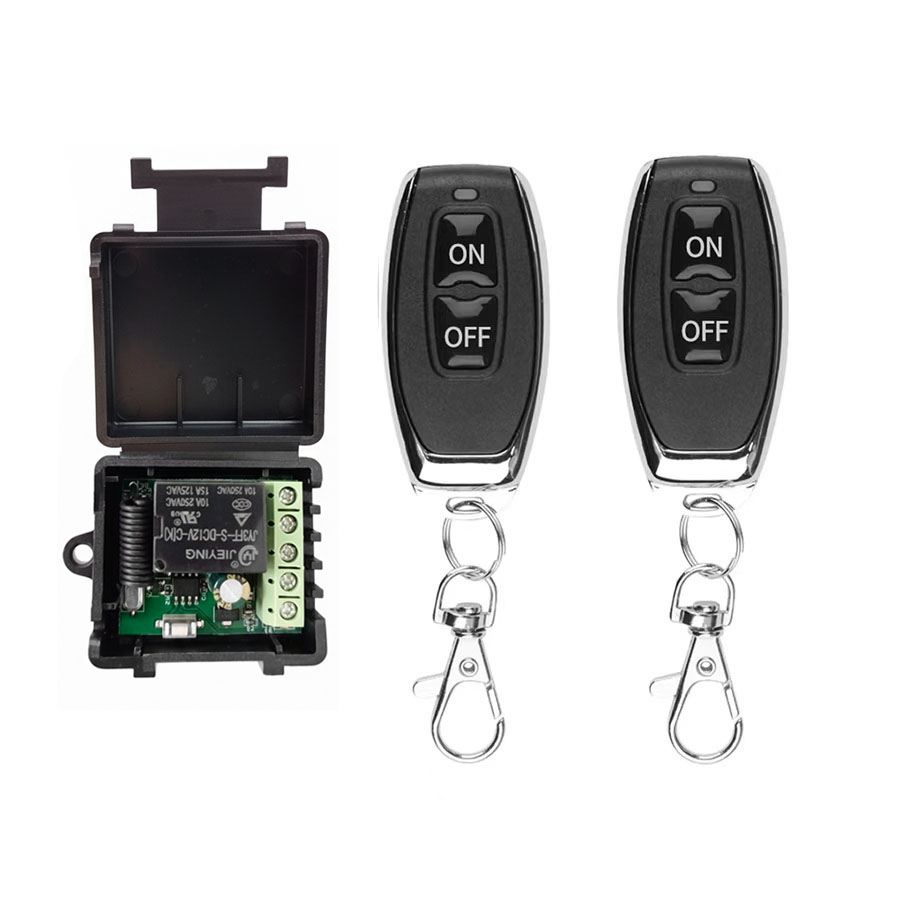 Interruptor De Controle Remoto Sem Fio RF-12V , Receptor De Relé 1CH E Transmissor 2CH Spring 2026 Edition