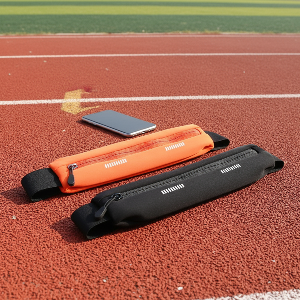 Pochete de Cintura Esportiva Fitness para Mulheres - Suporte Impermeável para Celular para Corrida, Treinamento e