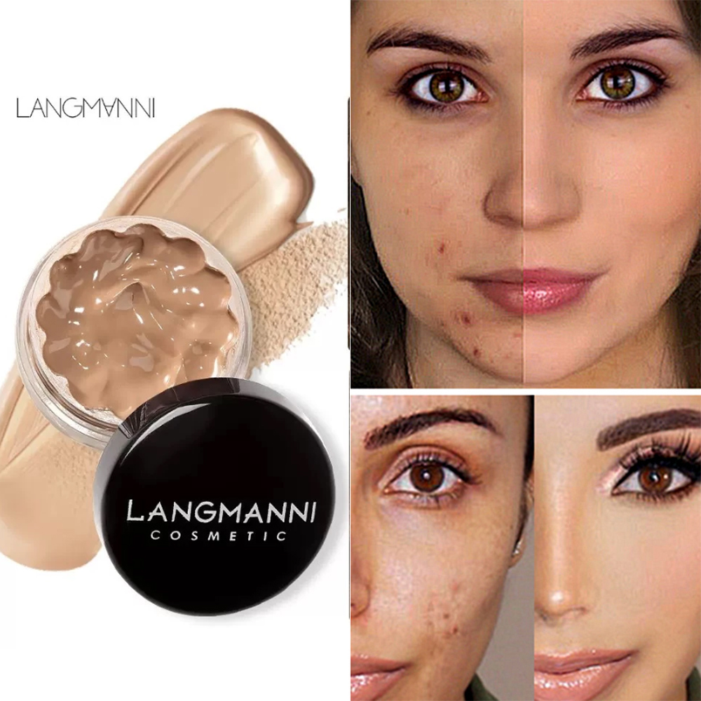 Langmanni 12ml Creme Base Corretivo Hidratante-Ilumina O Tom Da Pele , Longa Duração