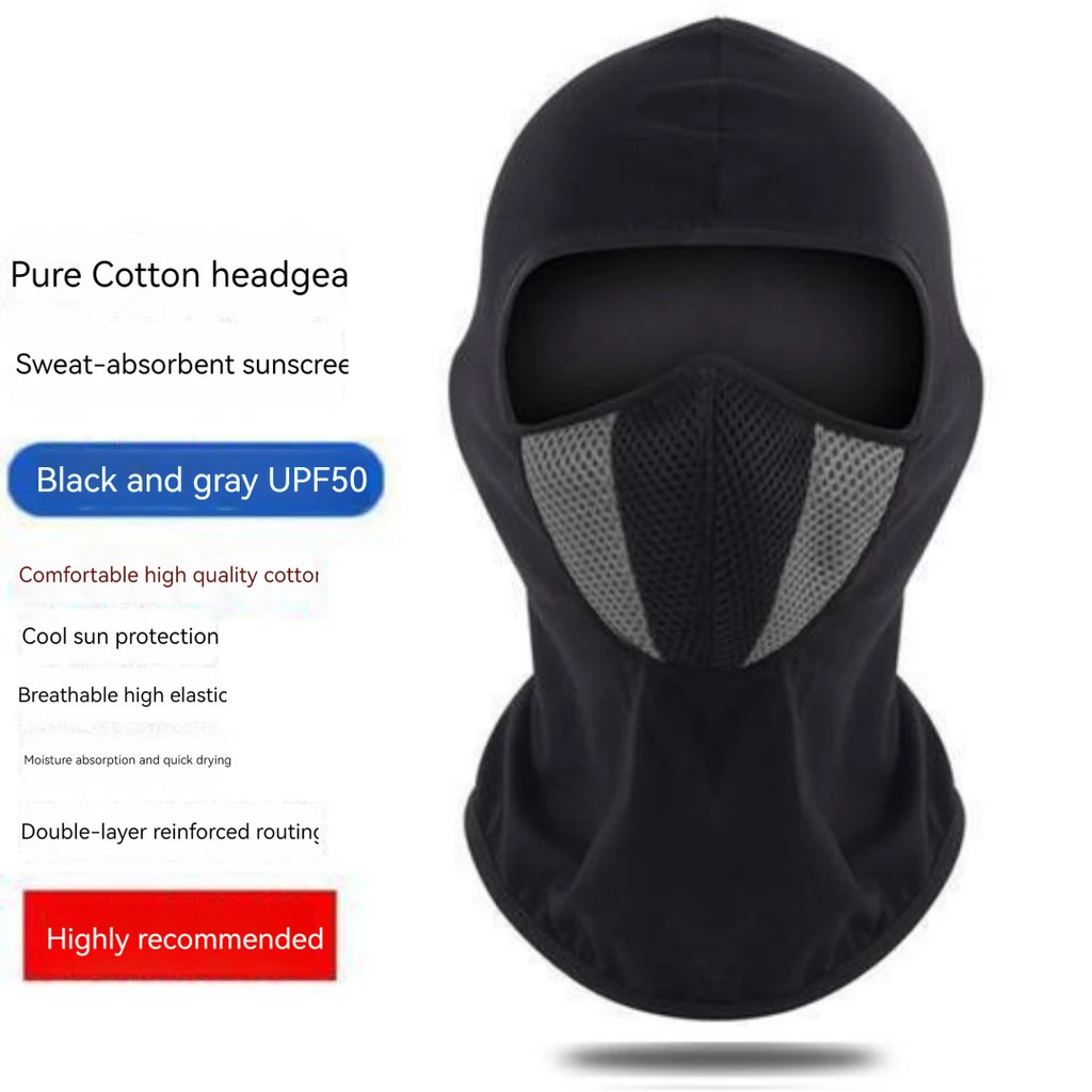 Máscara de Equitação Full Face Balaclava Respirável à Prova de Vento para Motocicleta