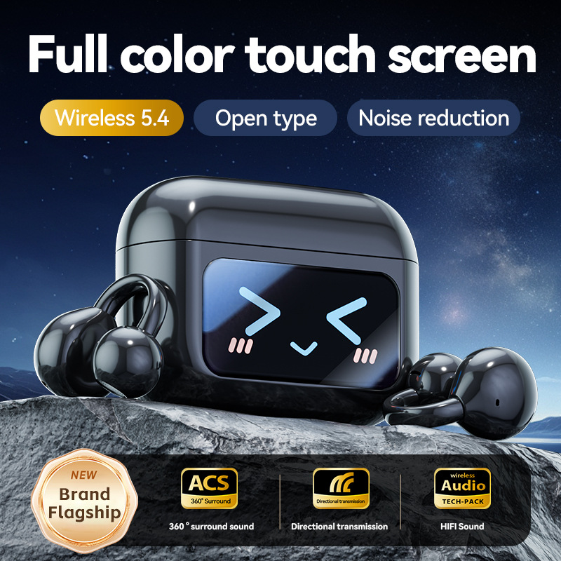 Fones de ouvido sem fio Bluetooth com cancelamento de ruído, fones para jogos, fone HiFi, bateria de longa duração,