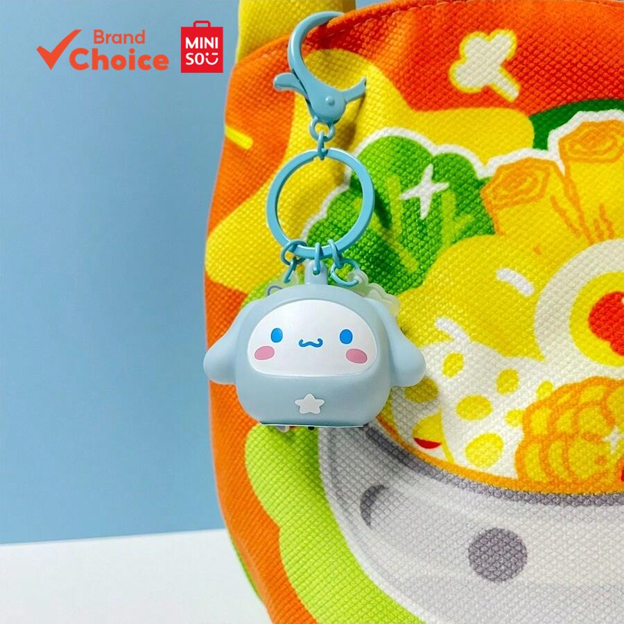 MINISO Sanrio Personagens Série - Cinnamoroll Daruma Led Lâmpada Da Sorte Brilhante Luz Noturna para Boa Sorte Presente